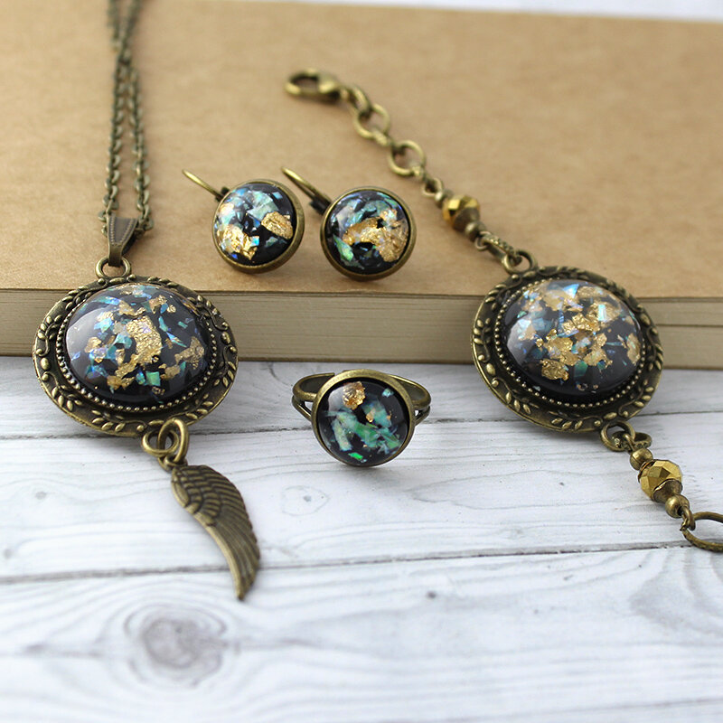 Bransoletka Antique Black & Gold Bransoletka Antique Black & Gold