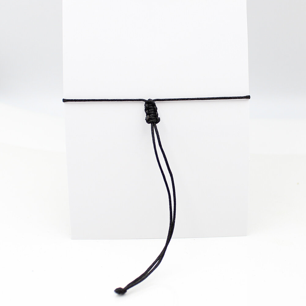 Bransoletka regulowana sznurek księżyc minimalistyczna Bransoletka regulowana sznurek księżyc minimalistyczna