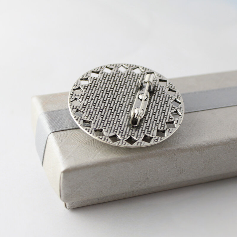 Broszka grafitowe druzy Meteorite Broszka grafitowe druzy Meteorite