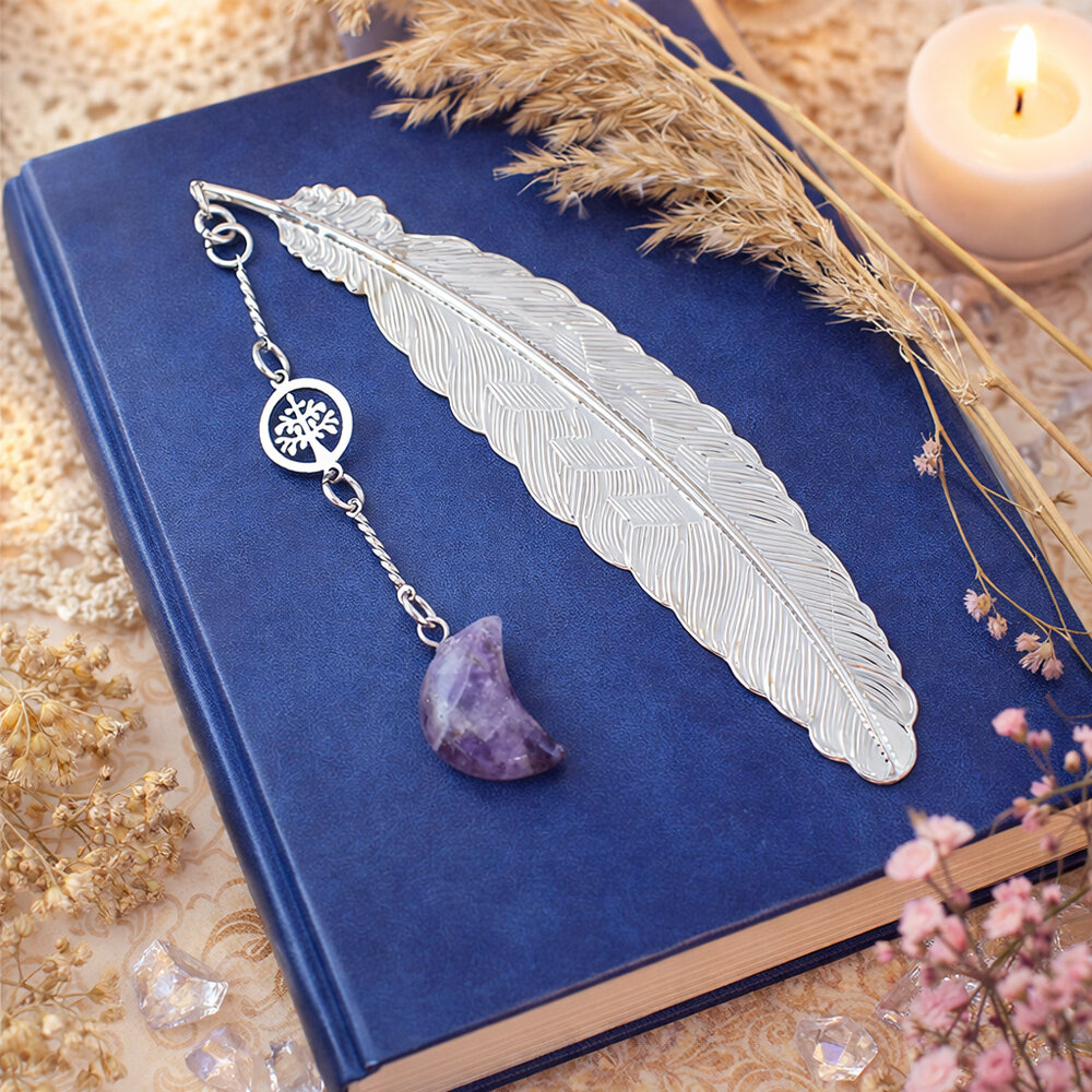 Zakładka do książki cienka delikatna Ametyst Drzewo Życia