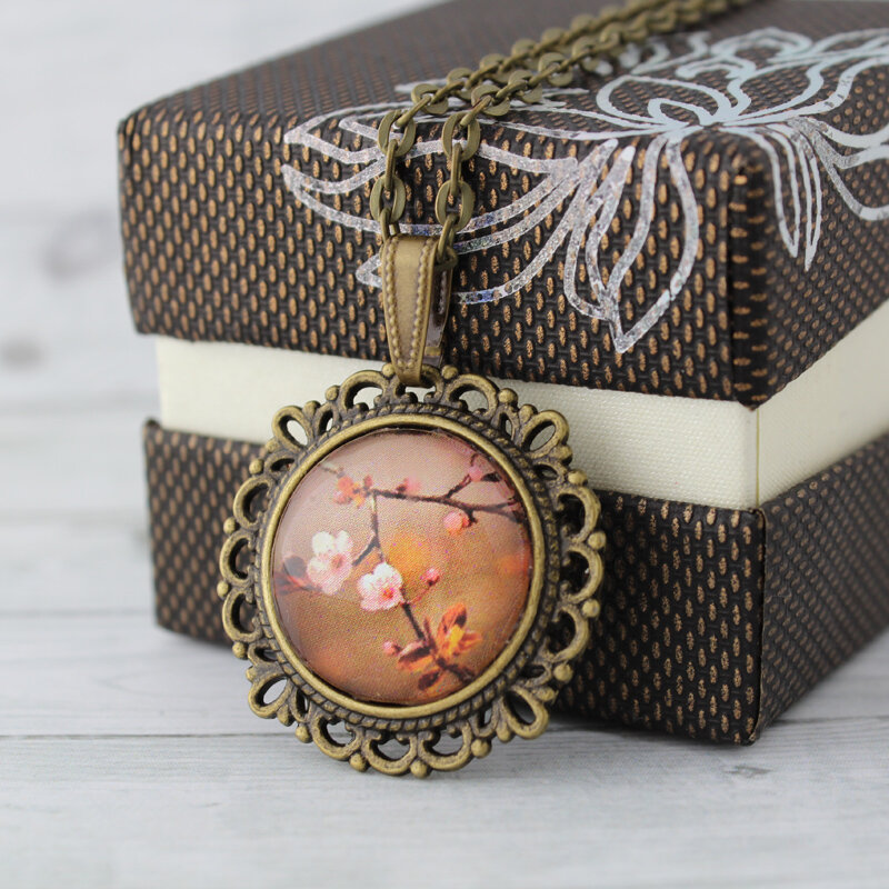 Szklany Medalion Boho Autumn Szklany Medalion Boho Autumn