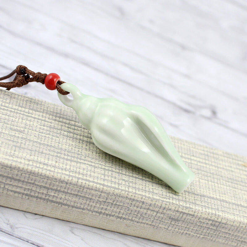 Wisior Ceramiczna Muszla Gwizdek Wisior Ceramiczna Muszla Gwizdek