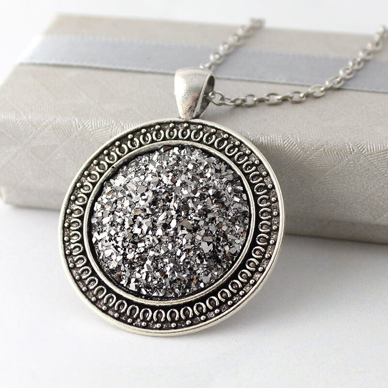 Wisiorek Druzy Meteorite Wisiorek Druzy Meteorite