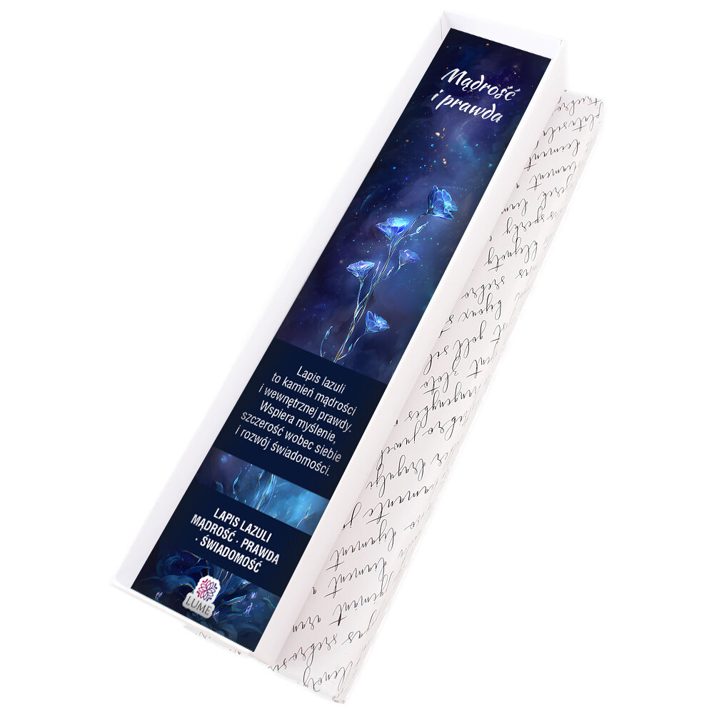 Zakładka do książki cienka delikatna Lapis Lazuli Mądrość