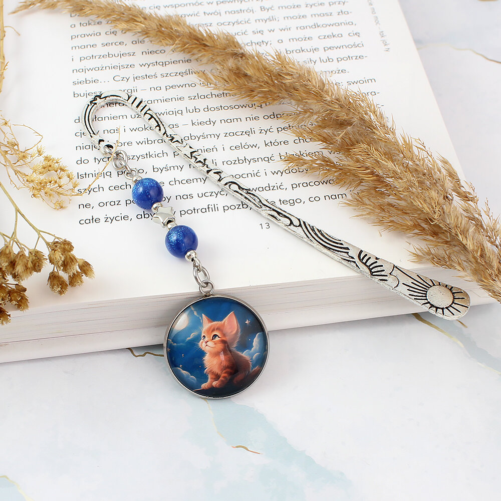 Zakładka do książki Kotek Noc Prezent dla Kociary Przyjaciółki