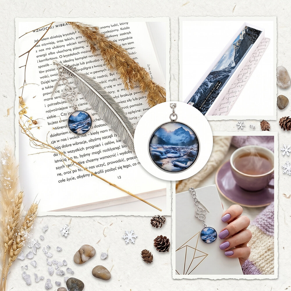 Zakładka do książki Góry Zima Prezent Podróżnika Włóczykija