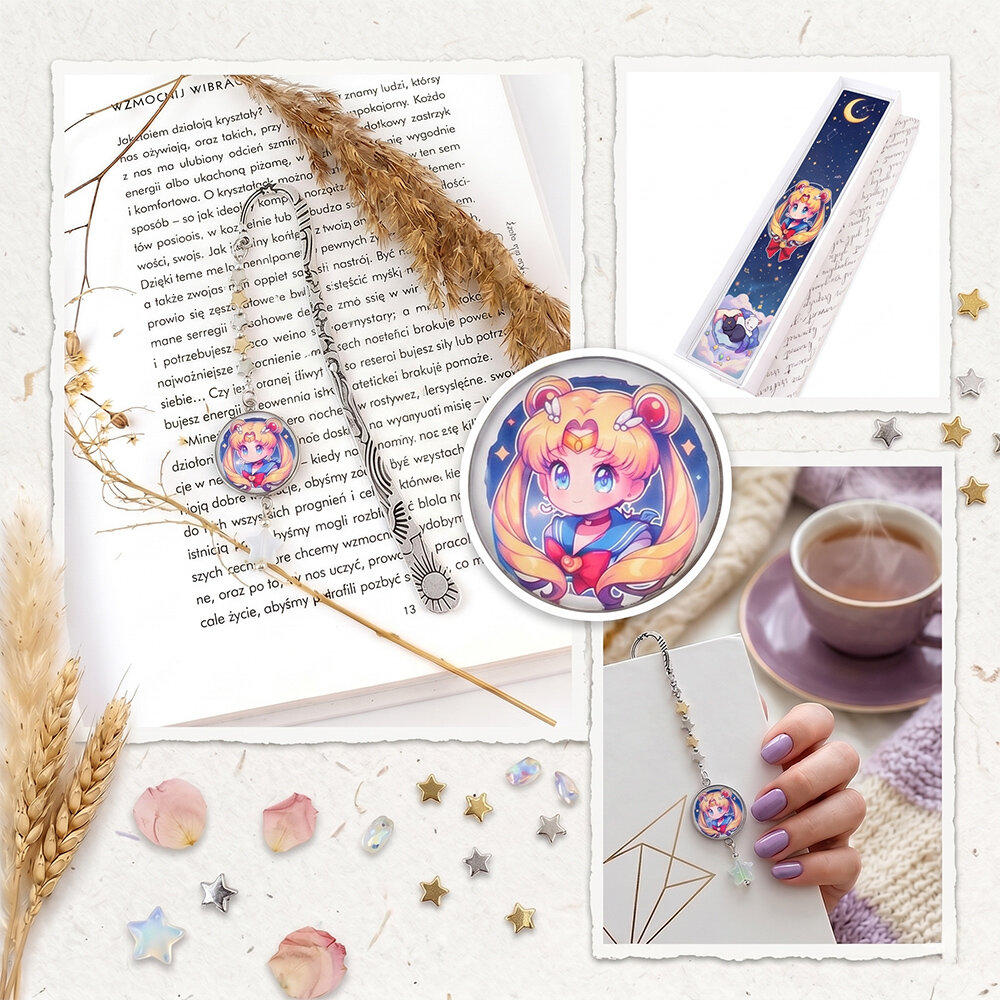 Zakładka do książki Anime Sailor Moon Czarodziejka Prezent
