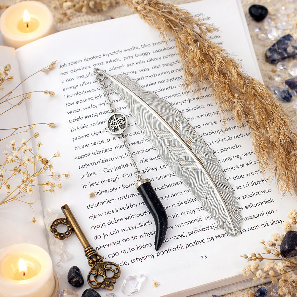 Zakładka do książki cienka delikatna Noc Kairu Drzewo Życia