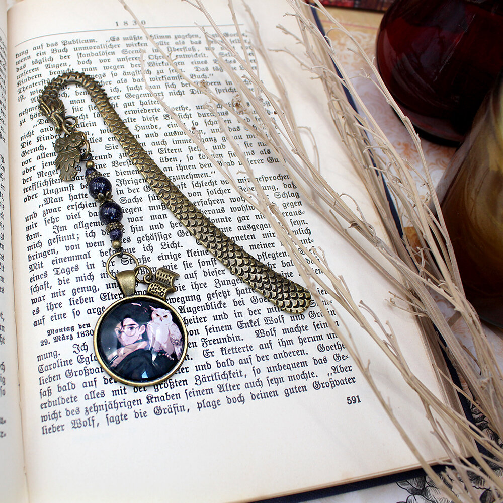 Zakładka do książki bookmark harry potter anime style manga Zakładka do książki bookmark harry potter anime style manga