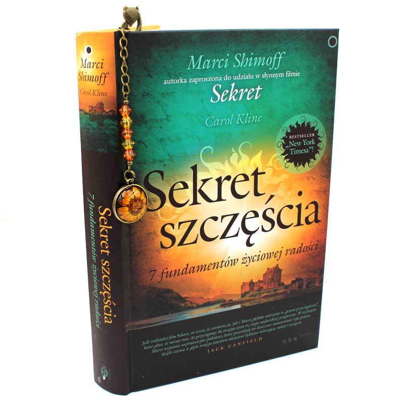 Zakładka do książki z prawdziwym kwiatem i Jadeitem Zakładka do książki z prawdziwym kwiatem i Jadeitem
