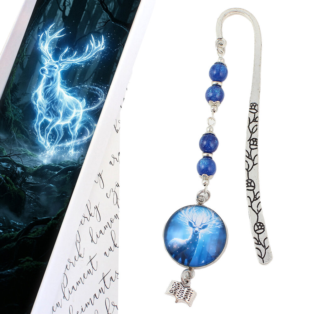 Zakładka do książki Jeleń Patronus Prezent dla Fana Magii