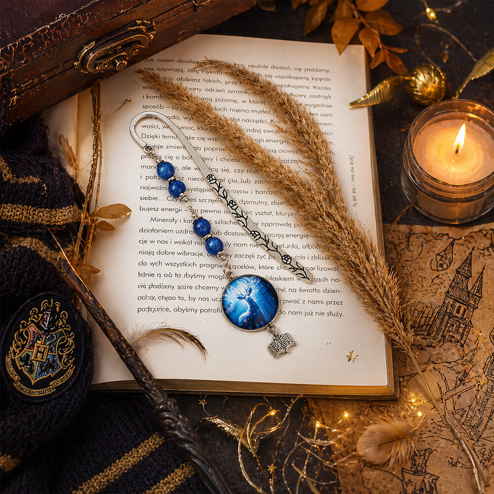 Zakładka do książki Jeleń Patronus Prezent dla Fana Magii