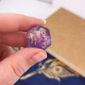 Zestaw kości RPG Mystic Violet fioletowe holograficzne Zestaw kości RPG Mystic Violet fioletowe holograficzne