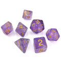 Zestaw kości RPG Mystic Violet fioletowe holograficzne Zestaw kości RPG Mystic Violet fioletowe holograficzne