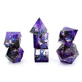Kości RPG fioletowe – zestaw kości wielościennych do DnD