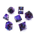 Kości RPG fioletowe – zestaw kości wielościennych do DnD