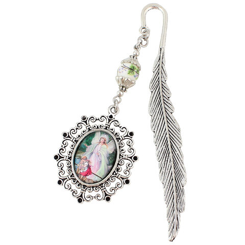 Zakładka na Komunię Anioł Stróż