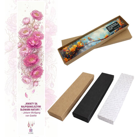 Zakładka do książki Kwiaty Piwonie Prezent Nauczyciela Mamy