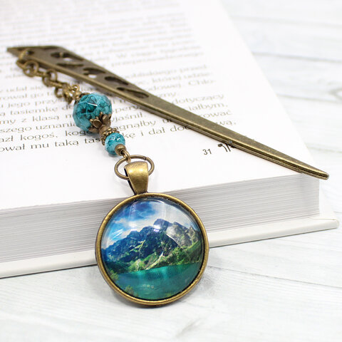 Zakładka do książki góry natura jezioro