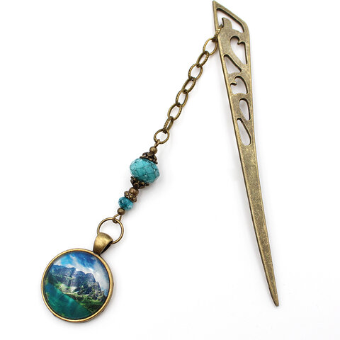 Zakładka do książki góry natura jezioro