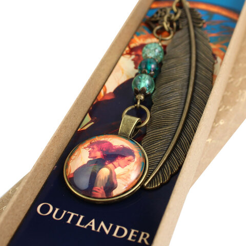 zakładka do książki Claire i Jamie Outlander vintage