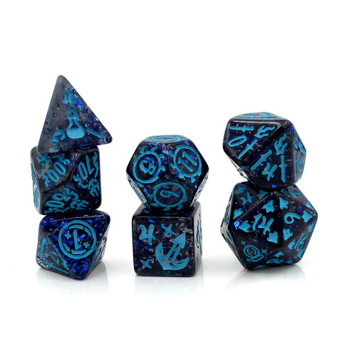 Zestaw kości wielościennych RPG kolekcjonerskie fantasy DnD